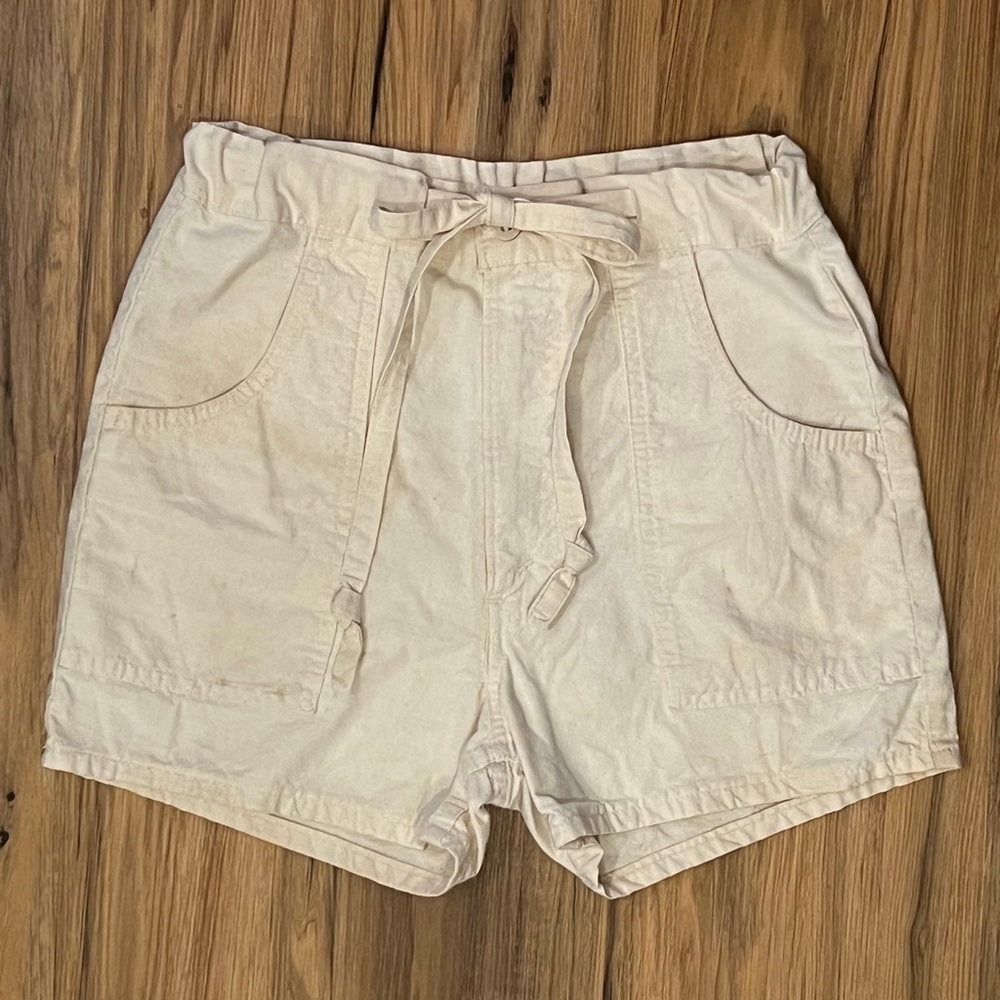 Levi’s Movin On Shorts - RARE, Early 1980’s, Cotton-high waist drawstring shorts